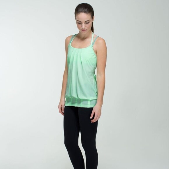 Lululemon Flow & Go Tank Fresh Teal / Bali Breeze - Picture 3 of 16